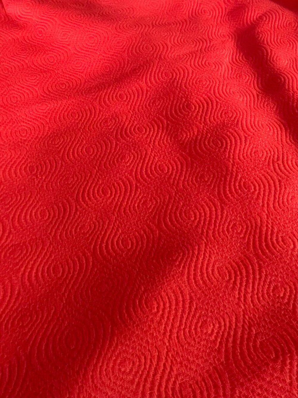 Tahari Arthur S. Levine Red Textured Skirt Suit With Short Sleeve Blazer Size 10 - Picture 10 of 10